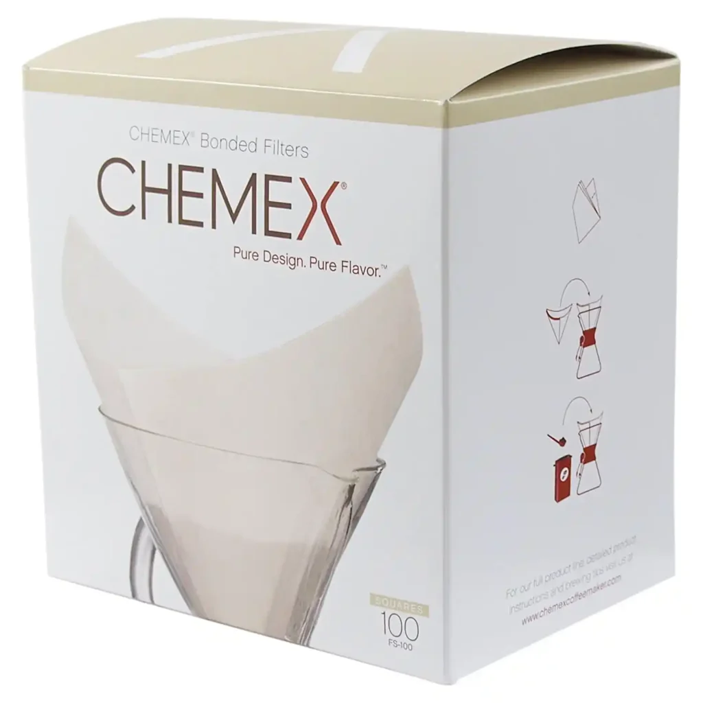 Chemex-bonded paper filters