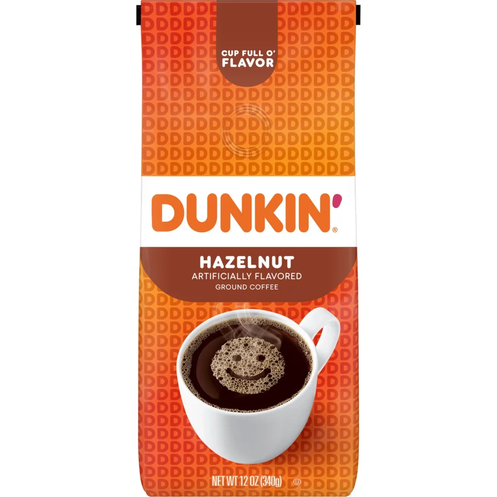 Dunkin' Donuts Hazelnut Flavored Ground Coffee 