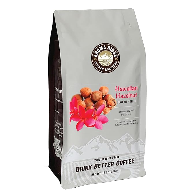 Hawaiian hazelnut whole-bean coffee