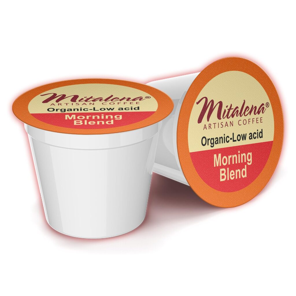 Mitalena low-acid coffee pods