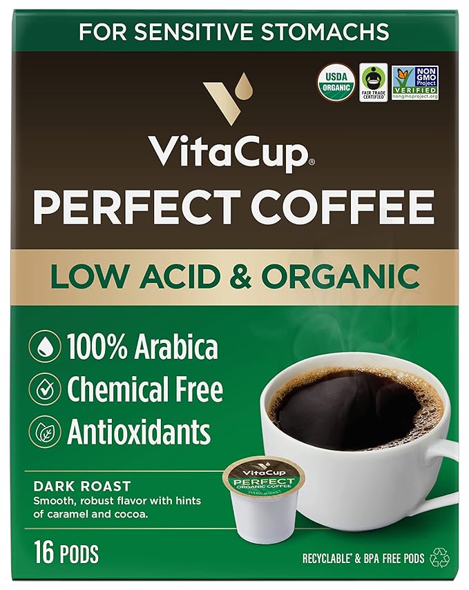 VitaCup less acidic coffee pods