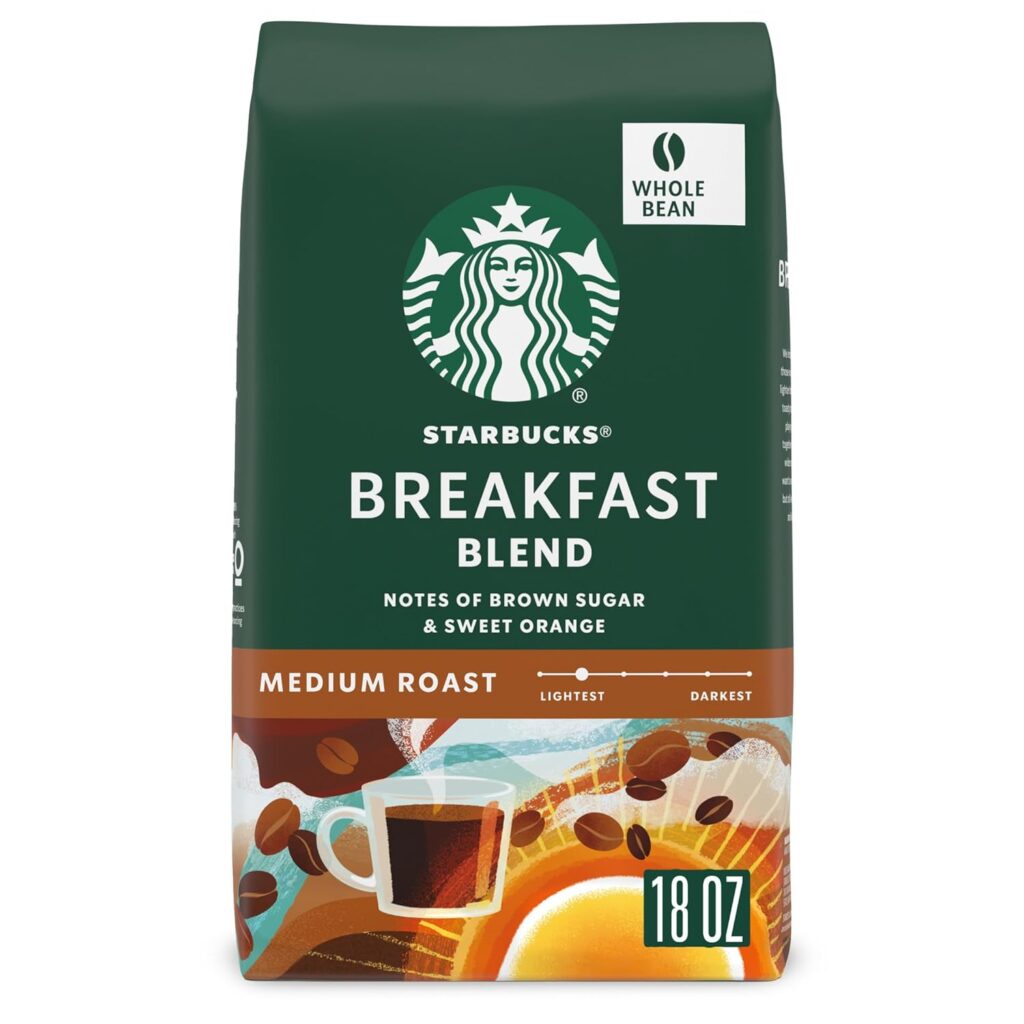 Starbucks Medium Roast Whole Bean Coffee — Breakfast Blend